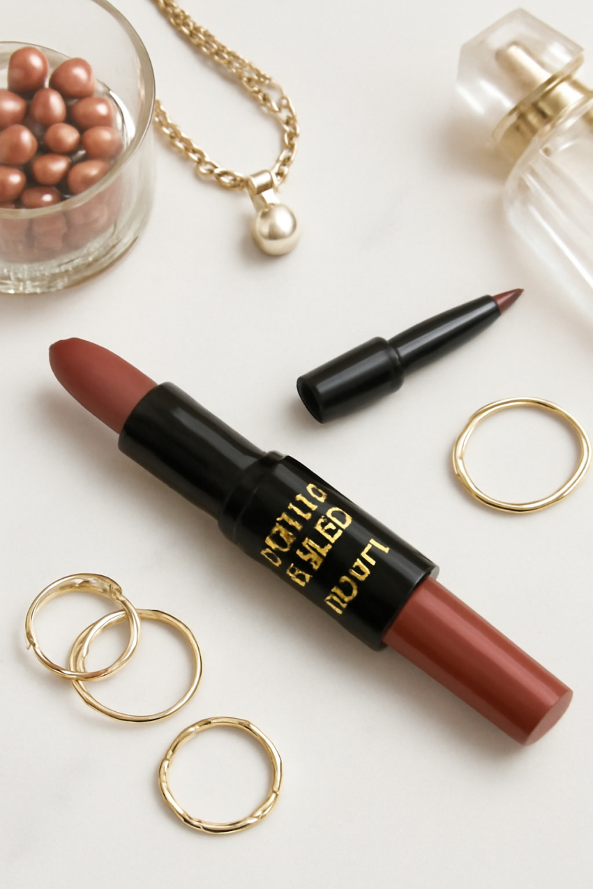 رژ دوطرفه رویال پریما RP_2211 کنار اکسسوری آرایشی زنانه