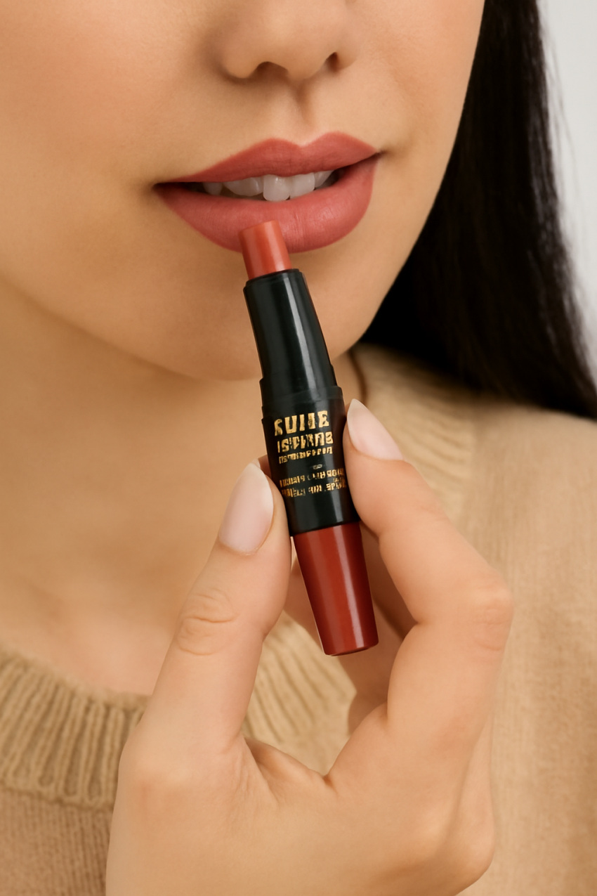 نمایش نحوه استفاده آسان از رژ دوطرفه رویال پریما RP_2211