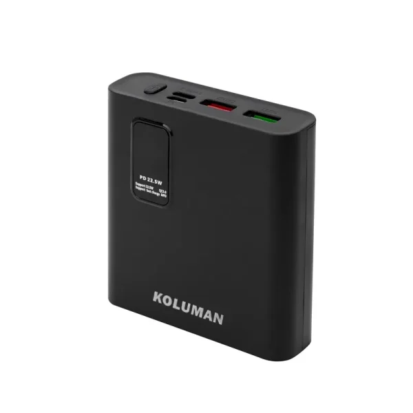 پاوربانک کلومن مدل KP-025MINI مشکی با ظرفیت 10000mAh و گارانتی 12 ماهه