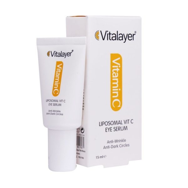 کرم دور چشم ویتالیر مدل ویتامین C حجم 15 میلی لیتر