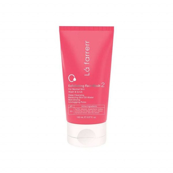 ژل شستشوی صورت لافارر مناسب پوست معمولی کد 2 حجم 150 میلی لیتر