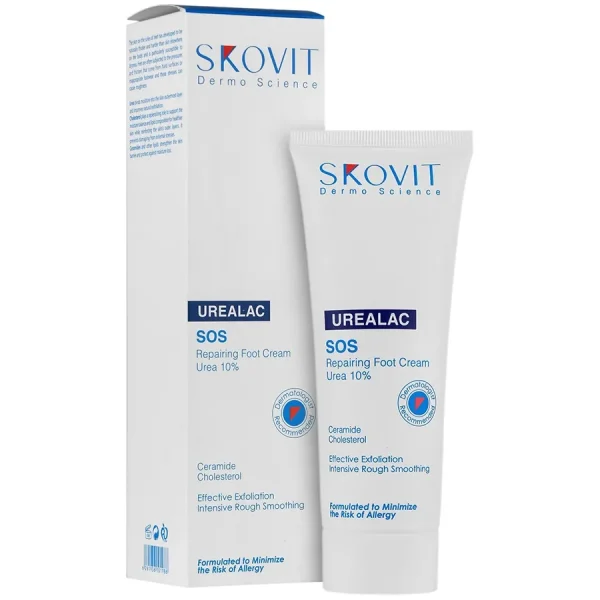 کرم ترمیم کننده پا اسکوویت با 10% اوره برای پاهای خشک و ترک خورده