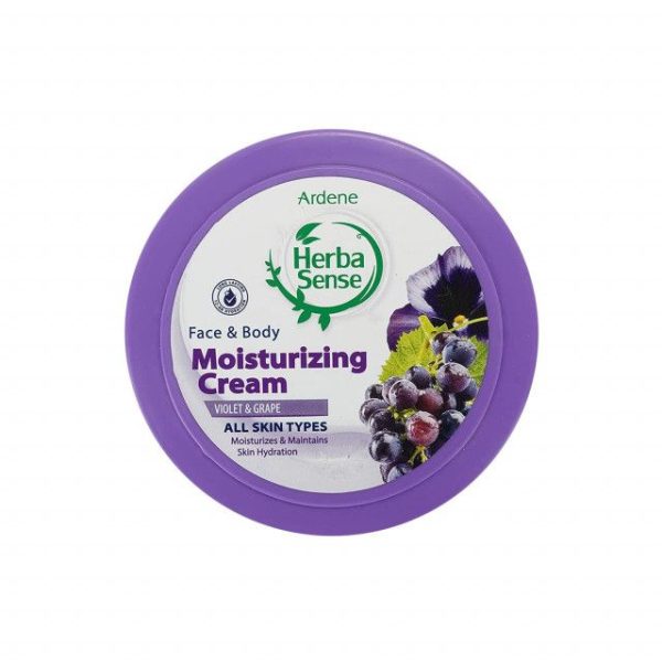 کرم مرطوب کننده آردن سری Herba Sense با رایحه انگور و بنفشه وزن 150 گرم