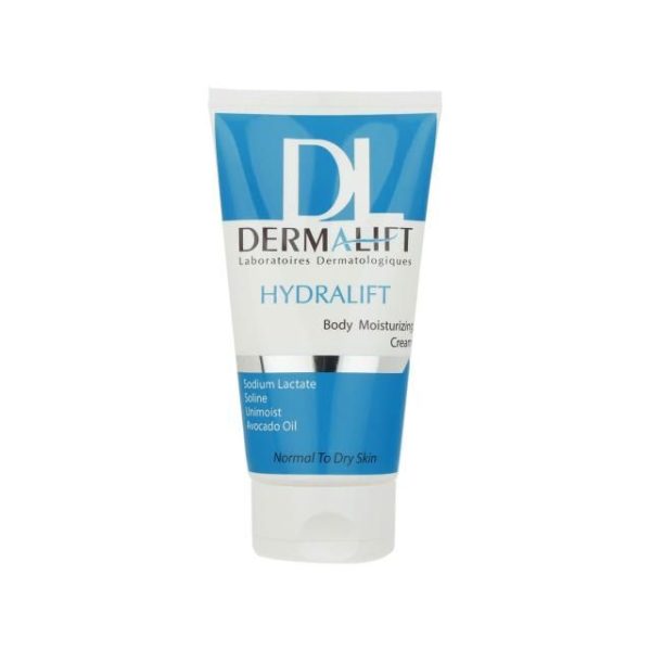 کرم مرطوب کننده بدن درمالیفت مدل هیدرالیفت مناسب پوست های خشک حجم 150 میلی لیتر