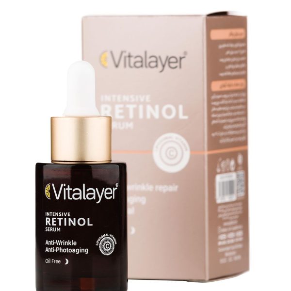 سرم پوست ویتالیر حاوی رتینول حجم 30 میلی لیتر