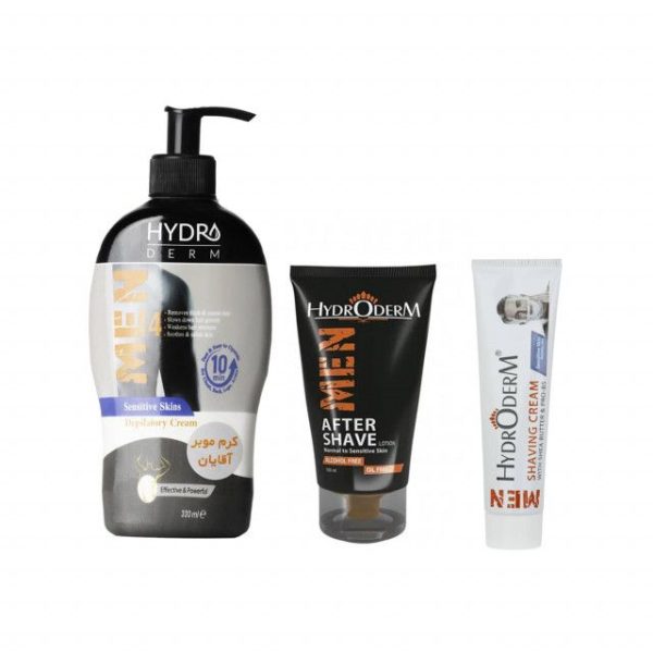 پکیج مراقبت از پوست آقایان هیدرودرم کد 4 مجموعه 3 عددی