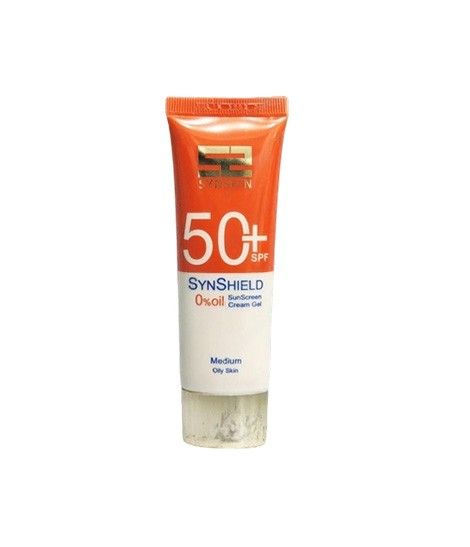 کرم ژل ضد آفتاب 50+ SPF، رنگی (مدیوم)، مناسب پوست چرب