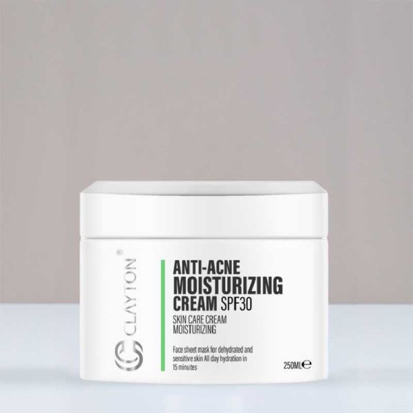 کرم مرطوب کننده ضد آکنه SPF30 کلایتون