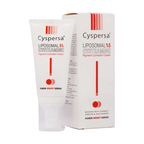 کرم ضد لک سیستئامین پاور برایت سیسپرسا برای کاهش لک‌های پوستی