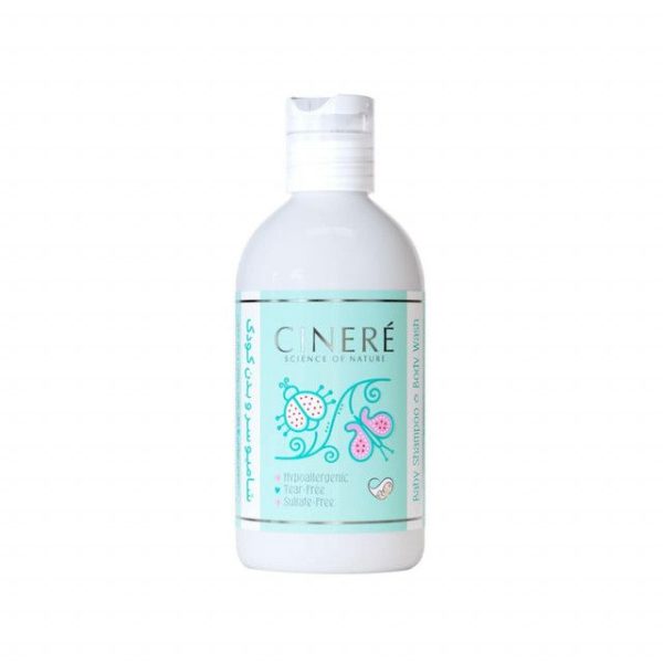 شامپو سر و بدن کودک سینره مناسب نوزادان حجم 250 میلی لیتر