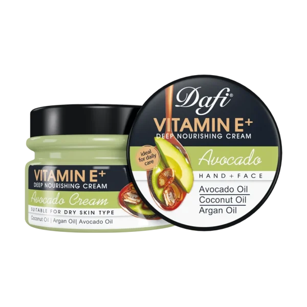 کرم کاسه ای آووکادو حاوی ویتامین E دافی