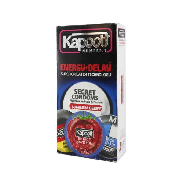 کاندوم 12 عددي تاخيري انرژي کاپوت - ساده
